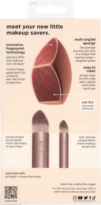 Pinselset Makeupsaver, 1 St REAL TECHNIQUES