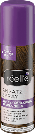Ansatzspray Braun bis Mittelbraun, 75 ml