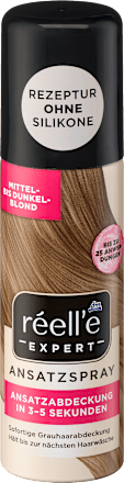 réell‘e EXPERT Ansatzspray Mittel- bis Dunkelblond, 75 ml