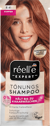 Tönungsshampoo 8.41 Kupfer, 25 ml réell‘e EXPERT