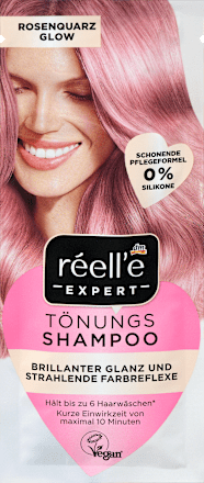 Rose Quartz Glow tinting shampoo, 25 ml