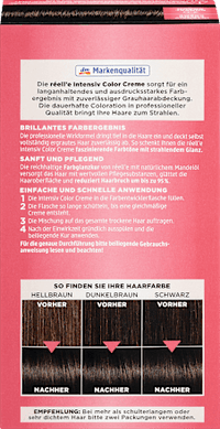 Haarfarbe 3.0 Dunkelbraun, 1 St réell‘e