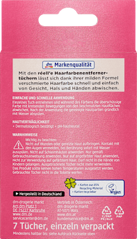 Haarfarbenentfernertücher, 7 St