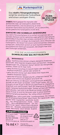 Tönungsshampoo 7.4 Kupfergold, 14 ml