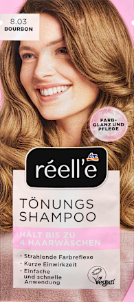 réell‘e Tönungsshampoo 8.03 Bourbon, 14 ml