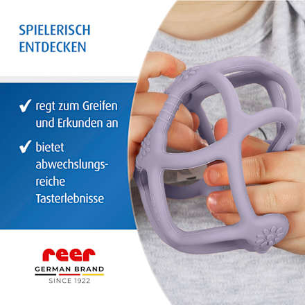 Beiß- und Greifball Bite & Play lila, 1 St