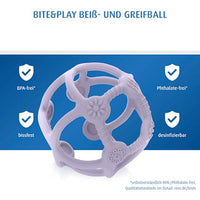 Beiß- und Greifball Bite & Play lila, 1 St