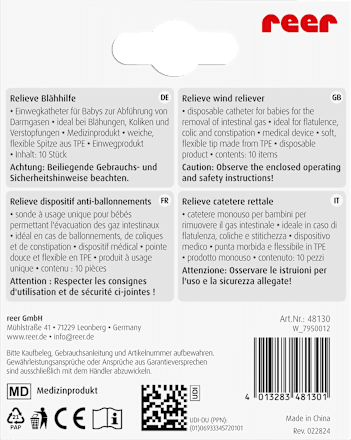 Blähhilfe Relieve für Babys, 10 St