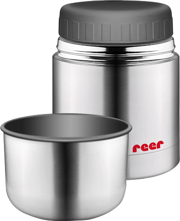 Edelstahl-Warmhaltebox für Nahrung mit Becher, 350ml, 1 St