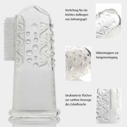 Fingerzahnbürste, 2 St