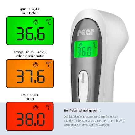 Contactloze infraroodthermometer Colour SoftTemp 3-in-1, 1 st.