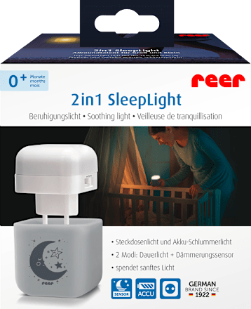 Nachtlampje 2in1 SleepLight lichtgrijs, 1 stuk