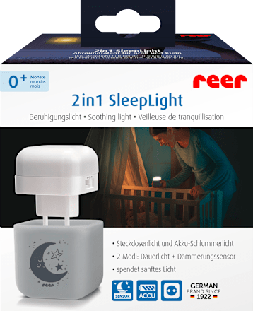 Nachtlampje 2in1 SleepLight lichtgrijs, 1 stuk