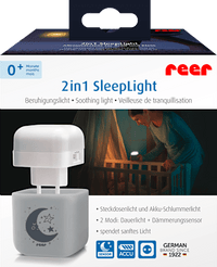 Nachtlampje 2in1 SleepLight lichtgrijs, 1 stuk