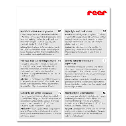 Nachtlampje met sensor, 1 stuk