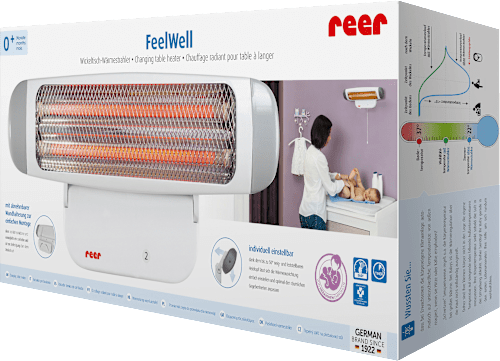Wickeltisch-Heizstrahler 400/800 Watt, 1 St