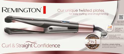 Glätteisen Curl & Straight Confidence S6606, 1 St