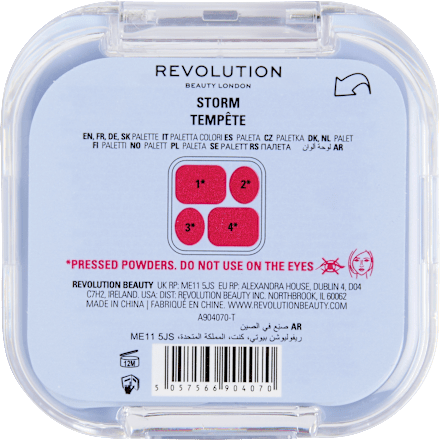 Lidschattenpalette Bouncy Pop Storm, 8,4 g