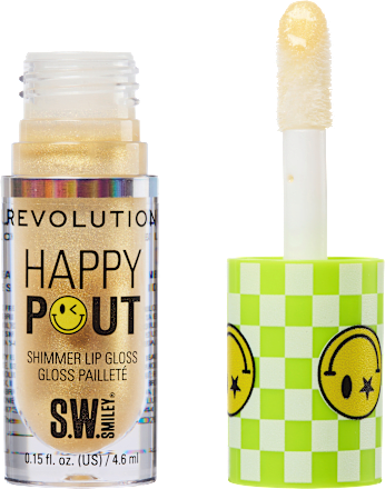 Lipgloss Happy Pout Shimmer, Smiley World Sunbeam, 4,6 ml