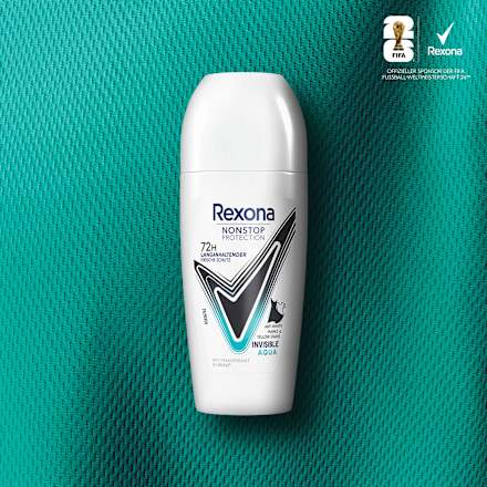 Antitranspirant deodorant roll-on Nonstop Protection Invisible Aqua, 50 ml