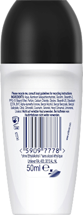 Antitranspirant deodorant roll-on Nonstop Protection Invisible Aqua, 50 ml