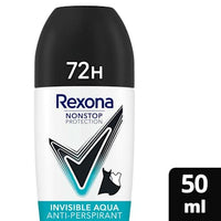 Antitranspirant Deo Roll-on Nonstop Protection Invisible Aqua, 50 ml