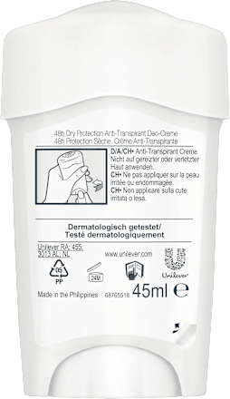 Antitranspirant Deocreme Maximum Protection Clean Scent, 45 ml
