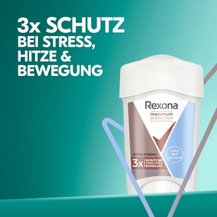 Antitranspirant deodorant crème Maximum Protection Clean Scent, 45 ml
