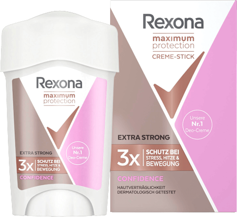 Antitranspirant deodorantcrème Maximum Protection Confidence, 45 ml