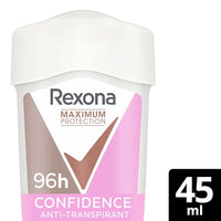Antitranspirant deodorantcrème Maximum Protection Confidence, 45 ml