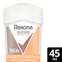 Antitranspirant deodorant crème Maximum Protection Sports Control, 45 ml