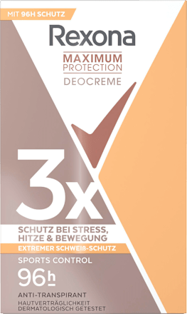 Antitranspirant deodorant crème Maximum Protection Sports Control, 45 ml