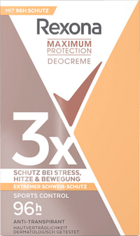 Antitranspirant deodorant crème Maximum Protection Sports Control, 45 ml