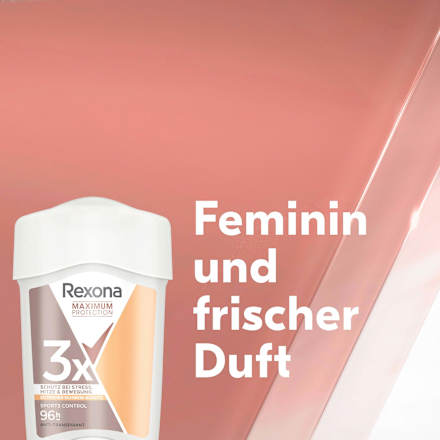 Antitranspirant deodorant crème Maximum Protection Sports Control, 45 ml