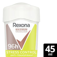 Antitranspirant deodorant crème Maximum Protection Stress Control, 45 ml
