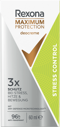 Rexona Antitranspirant Deocreme Maximum Protection Stress Control, 60 ml