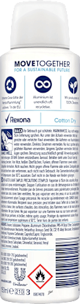 Antitranspirant deodorant spray katoen droog, 150 ml