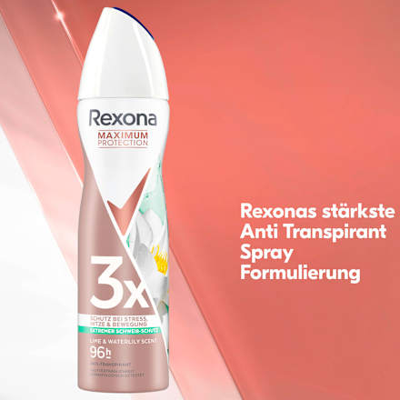 Antitranspirant deodorant spray Maximum Protection Lime &amp; Waterlily Scent, 150 ml