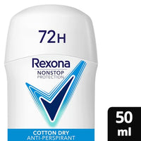 Antitranspirant Deostick Nonstop Protection Cotton Dry, 50 ml