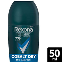 Antitranspirant Deo Roll-on Nonstop Protection Cobalt Dry, 50 ml Rexona men