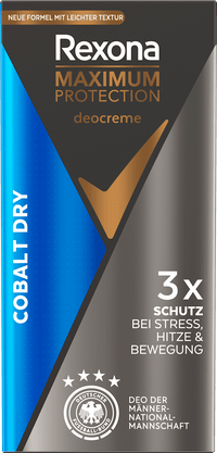 Rexona men Antitranspirant Deocreme Maximum Protection Cobalt Dry, 60 ml