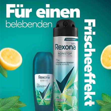 Antitranspirant Deospray Cooling Iced Lemon & Sage Scent, 150 ml