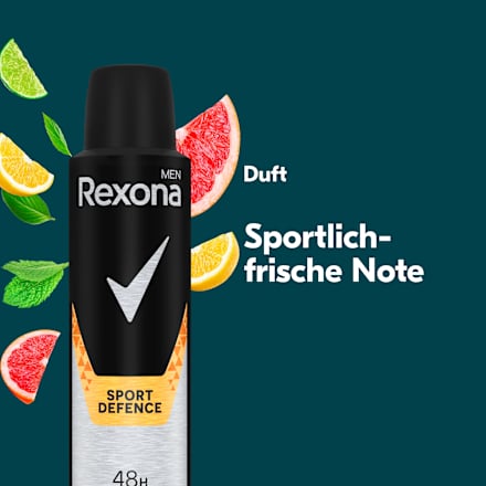 Antitranspirant Deospray Sport Defence, 150 ml Rexona men