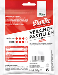 Pastilles, violet, 90 g