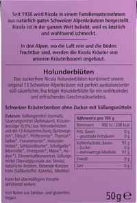 Bonbon, Holunderblüte, zuckerfrei, in der Taschenbox, 50 g