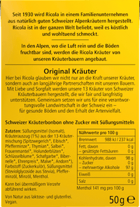 Bonbon, Original Kräuter, zuckerfrei, in der Taschenbox, 50 g