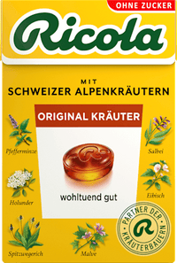 Bonbon, Original Kräuter, zuckerfrei, in der Taschenbox, 50 g