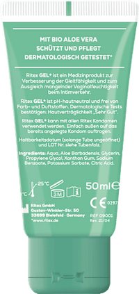 Gleitgel Bio Aloe Vera, 50 ml