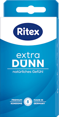 Kondome Extra dünn, Breite 53mm, 8 St