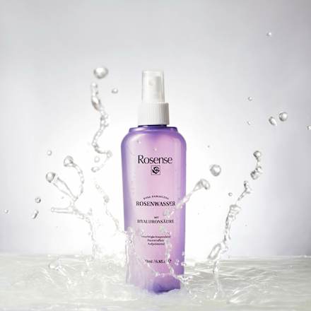 Gesichtswasser Rosenwasser mit Hyaluronsäure, 200 ml